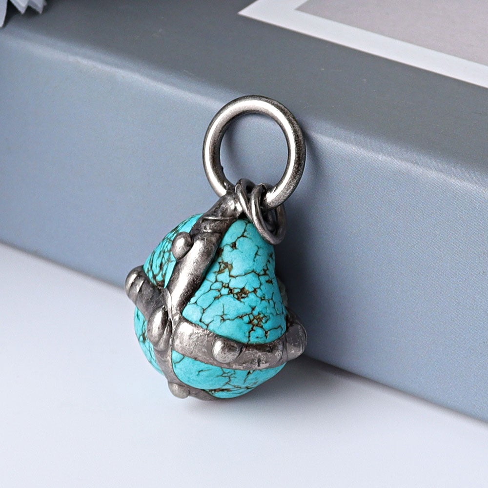 1.8" Turquoise Pendant for DIY Crystal wholesale suppliers