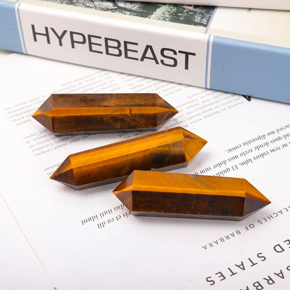 Tiger Eye Double Terminated Points Crystal wholesale suppliers