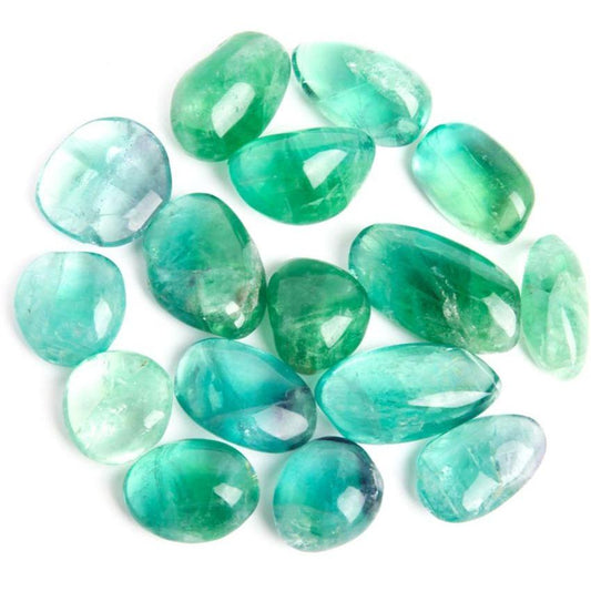 0.1kg Green Fluorite Crystal Tumbles Crystal wholesale suppliers