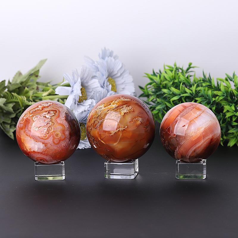 2.0"-4.0" Fire Quartz Sphere Crystal wholesale suppliers