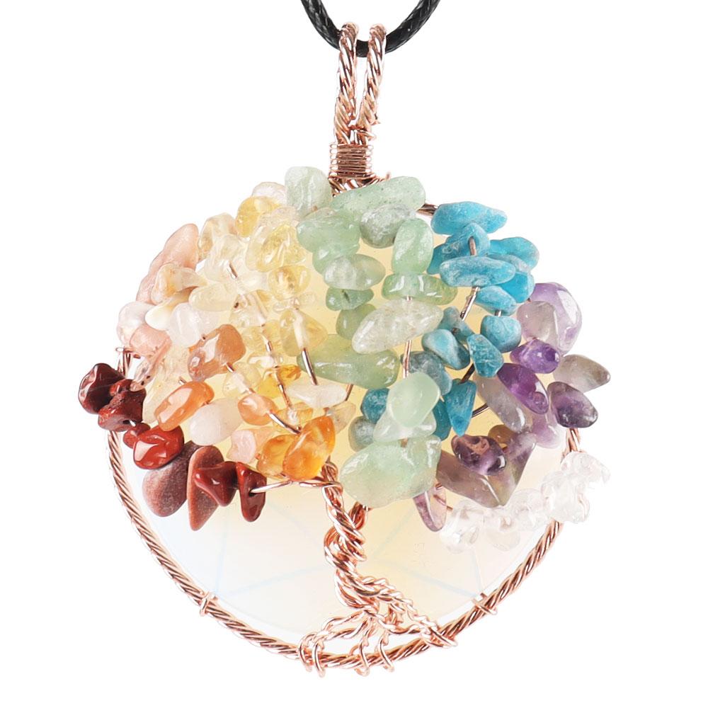 Tree of Life Copper Wire Wrapped Pendant Crystal wholesale suppliers