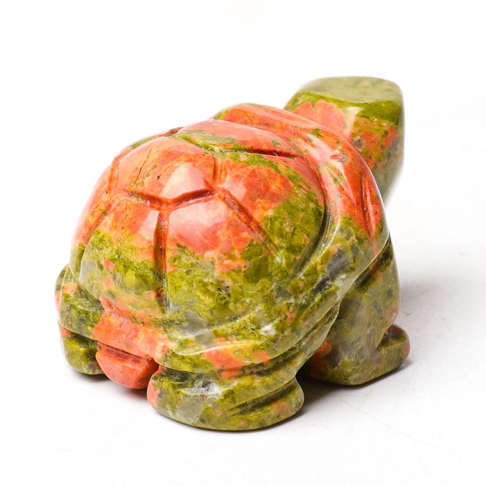 1.5" Unakite Crystal Carving Turtle Crystal wholesale suppliers