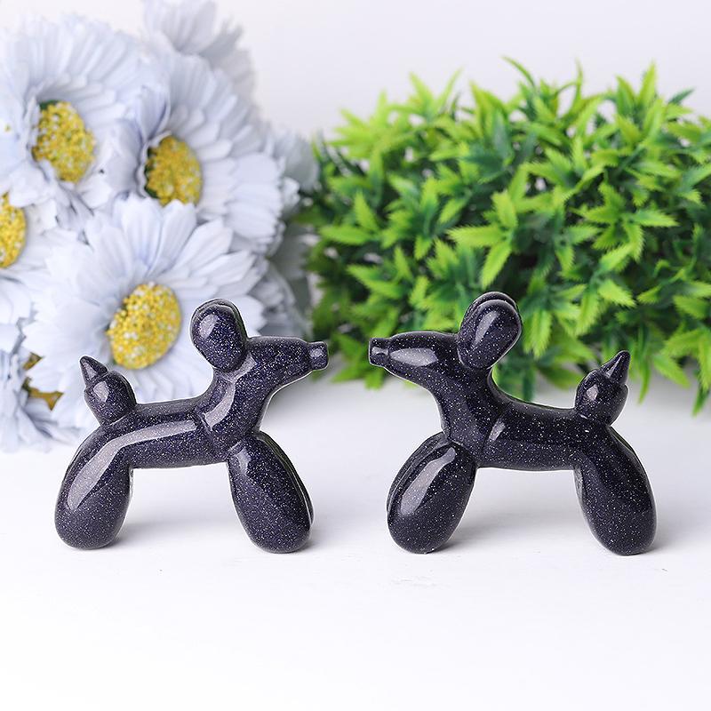 2.8" Balloon Dog Crystal Carvings Crystal wholesale suppliers