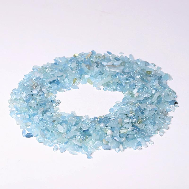 0.1kg 7-9mm Wholesale High Quality Aquamarine Chips Crystal wholesale suppliers