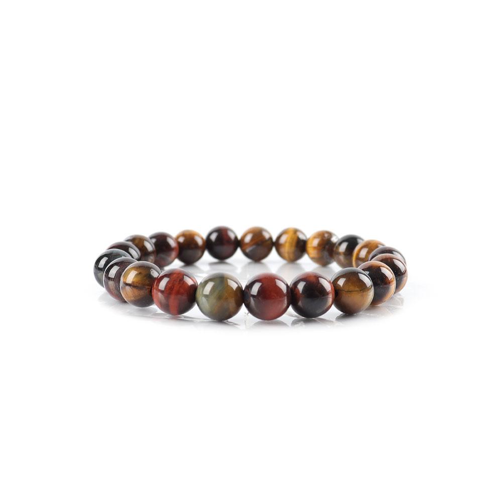 8mm Rainbow Tiger Eye Bracelet Crystal wholesale suppliers