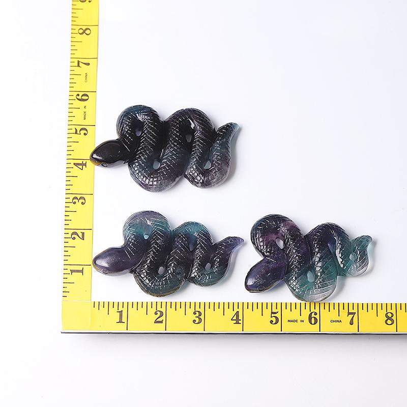 4" Fluorite Snake Crystal Carvings Crystal wholesale suppliers