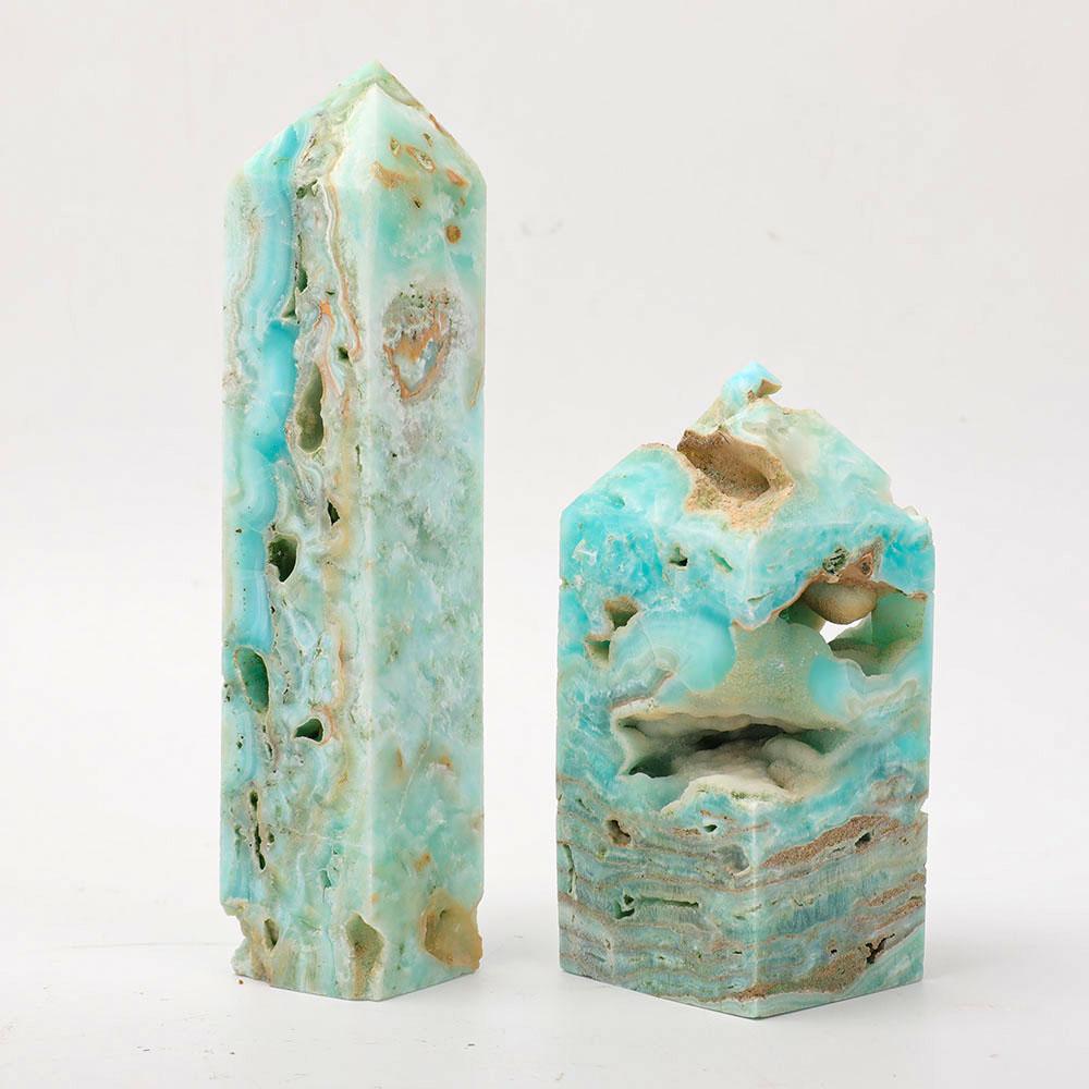 Set of 2 Hemimorphite Tower Crystal wholesale suppliers