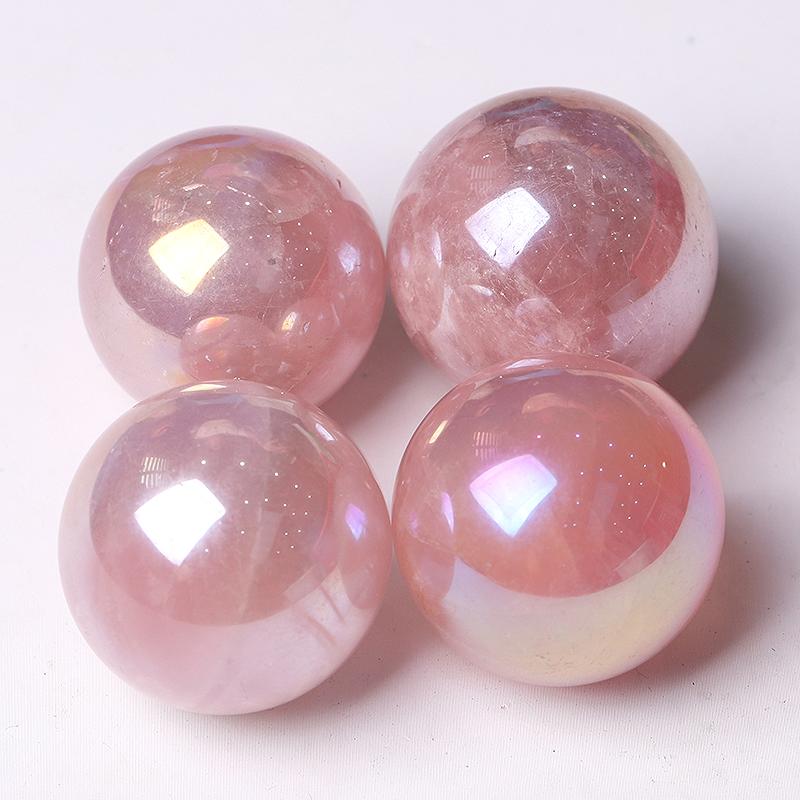 0.5kg Aura Rose Quartz Crystal Sphere Crystal wholesale suppliers