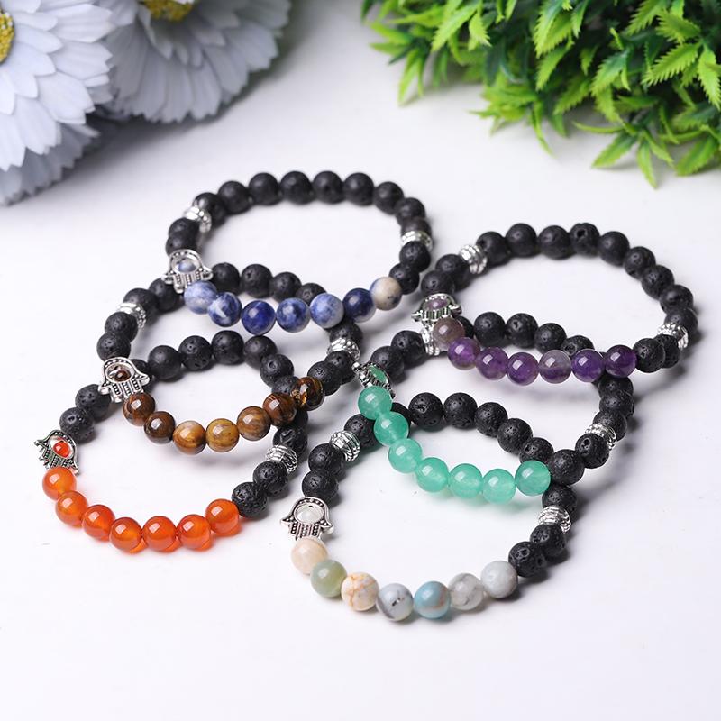 85mm Volcanic with Crystal Bracelet Crystal wholesale suppliers