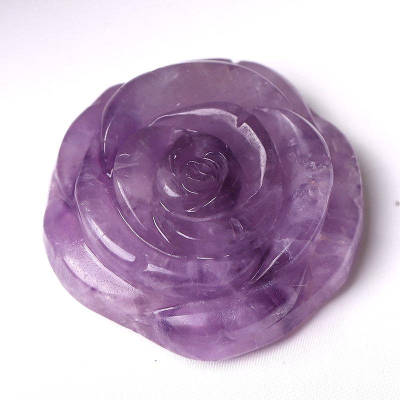 1.2" Rose Flower Crystal Carvings Crystal wholesale suppliers