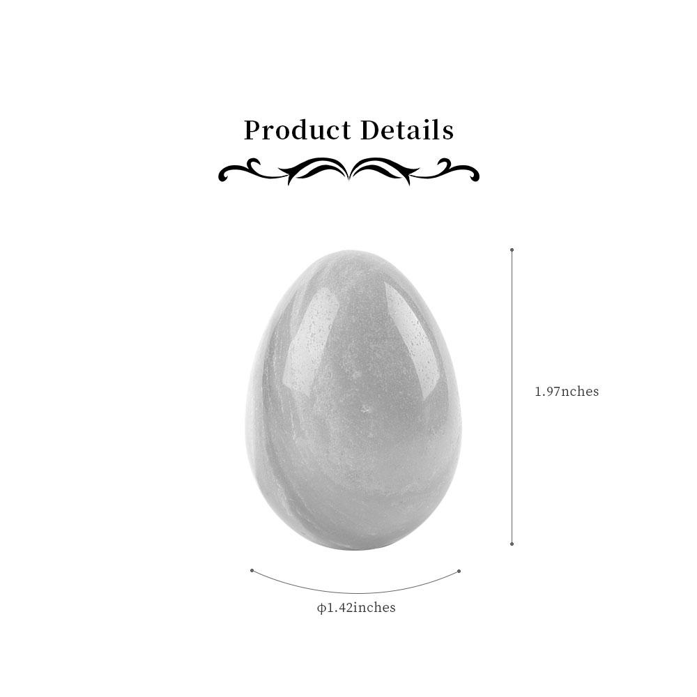 2" Sky Blue Stone Carving Egg Shape Crystal Palm Stone Crystal wholesale suppliers