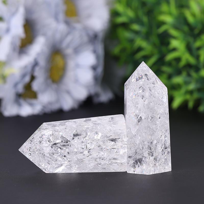 Crack Clear Quartz Point Healing Tower Crystal wholesale suppliers