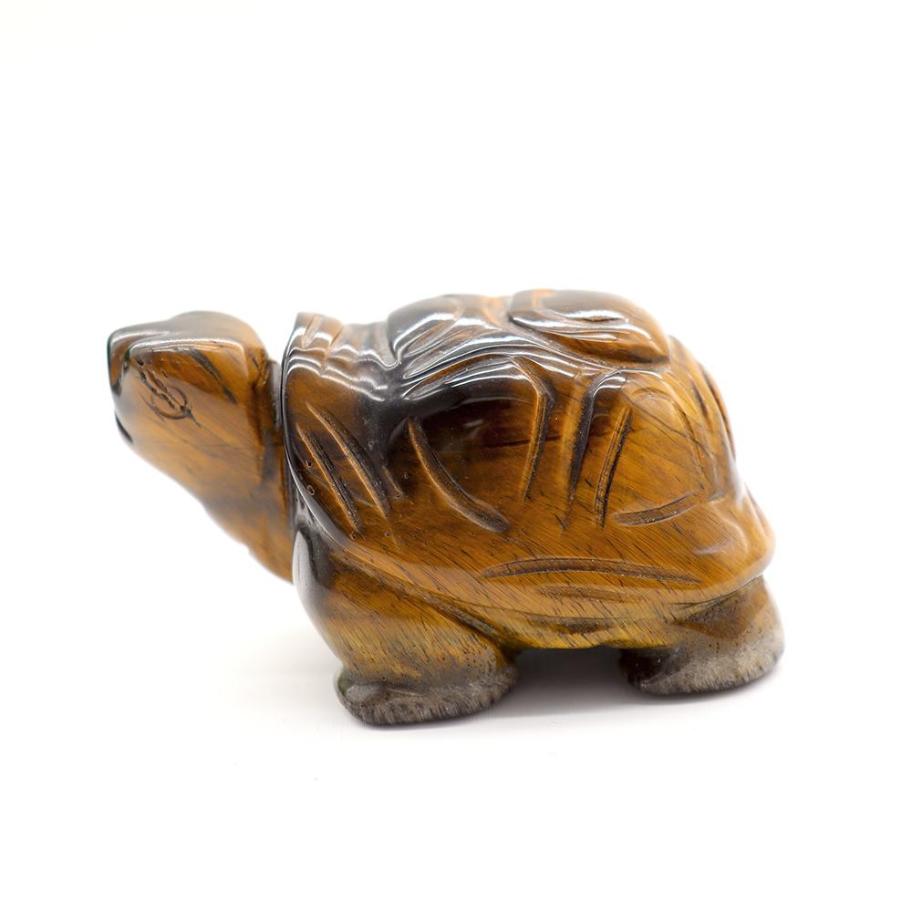 Hand Carved Rose Quartz Tortoise Animal Collectible Sculpture 1.5"(40mm) Crystal wholesale suppliers