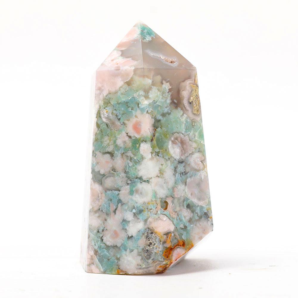 Green Flower Agate Tower Crystal wholesale suppliers