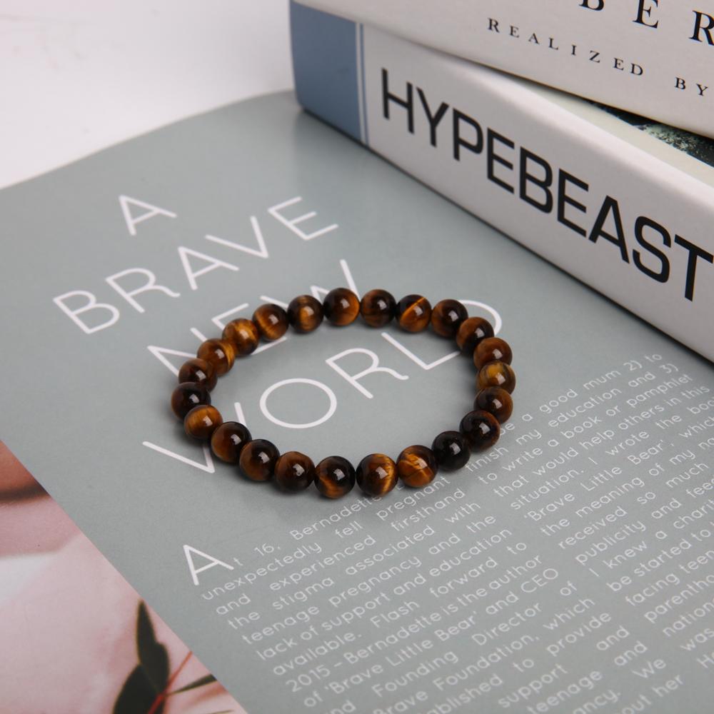 8mm Tiger Eye Crystal Bracelet Crystal wholesale suppliers