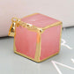 Rose Quartz Cube Pendant Crystal wholesale suppliers