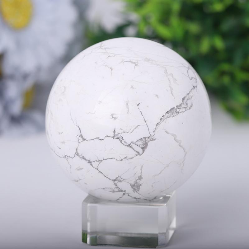 2.0"-4.0" Howlite Sphere Crystal wholesale suppliers