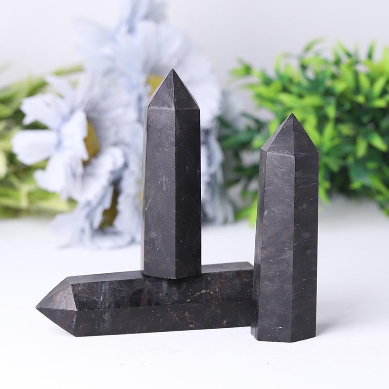 Wholesale Crystal Crafts Firework Stone Towers Polished Flash Astrophylite Point Crystal wholesale suppliers