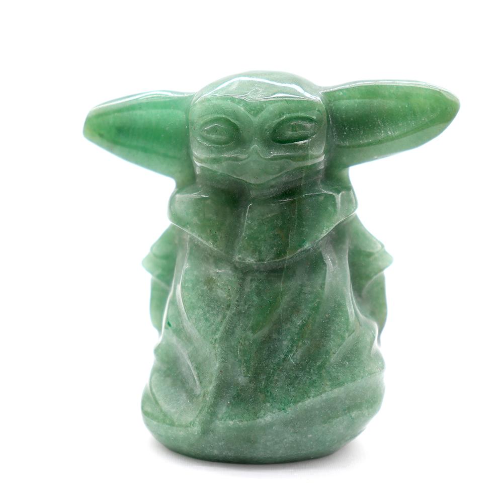 Master Yoda Aventurine Crystal Carvings Crystal wholesale suppliers