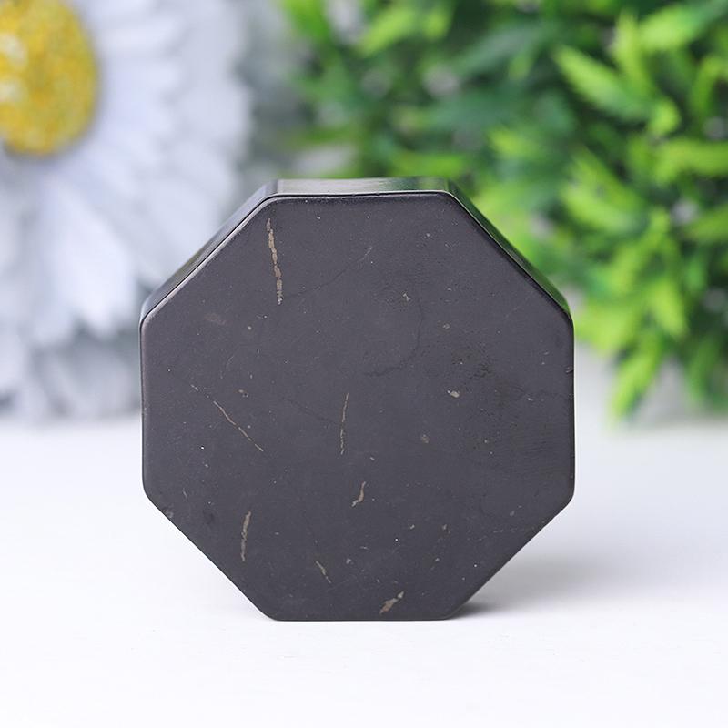 2" Shungite Sphere Holder-Octagon