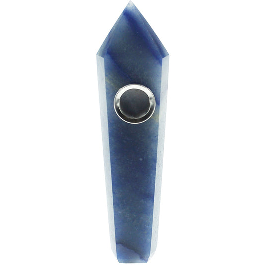 Blue aventurine Smoking Pipe wholesale support mixed customization