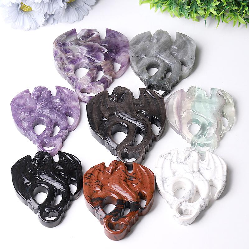 4" High Quality Dragon Crystal Carvings for Decoration Crystal wholesale suppliers