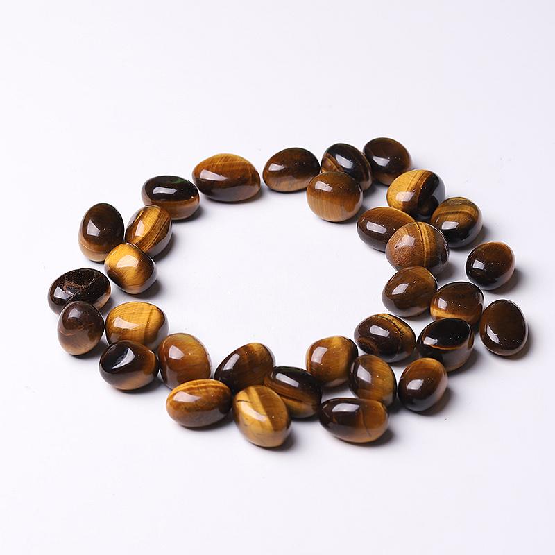 0.1kg  High Quality Polished Tiger Eye Tumbles for Sale Crystal wholesale suppliers