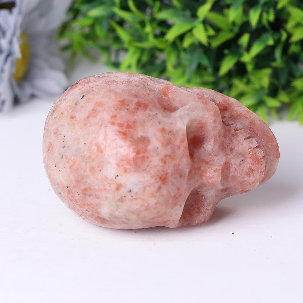 Golden Strawberry Quartz Crystal Skull Carvings Crystal wholesale suppliers