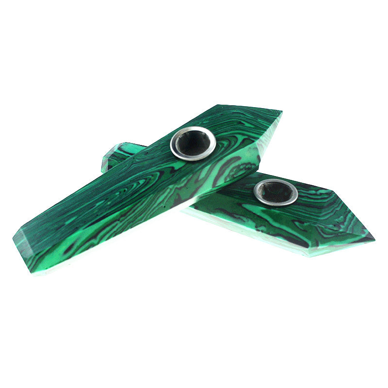 Malachite Smoking Pipe wholesale support mixed customization