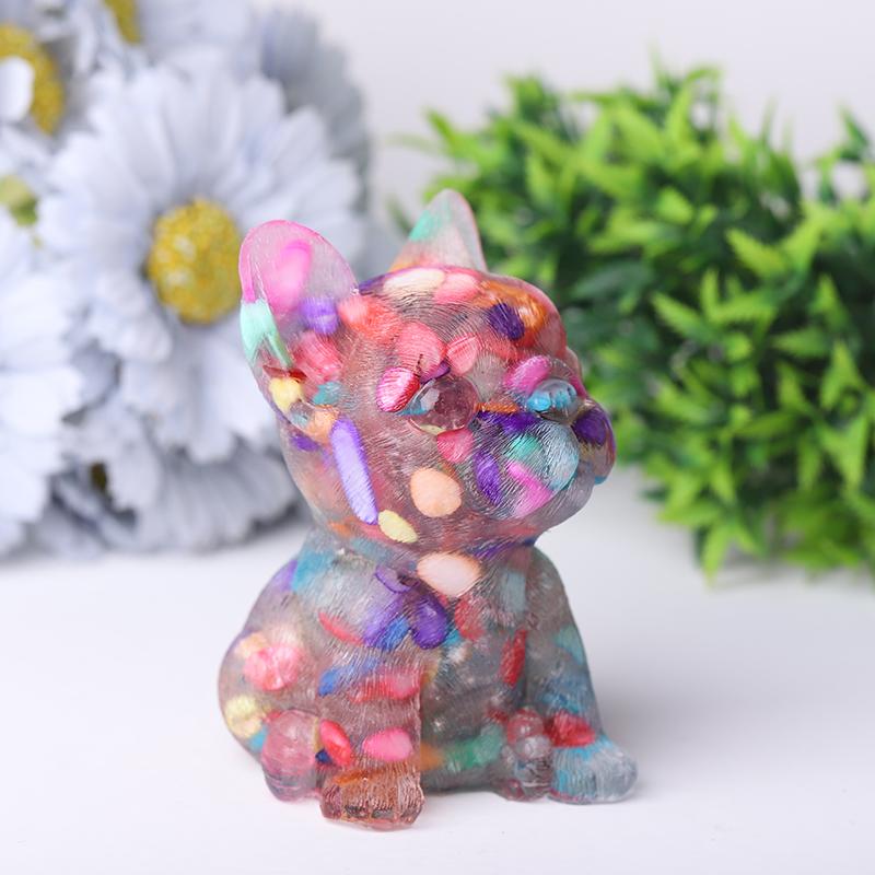 4" Resin French Bulldog Crystal Carvings Crystal wholesale suppliers