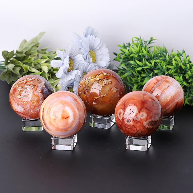 2.0"-4.0" Fire Quartz Sphere Crystal wholesale suppliers