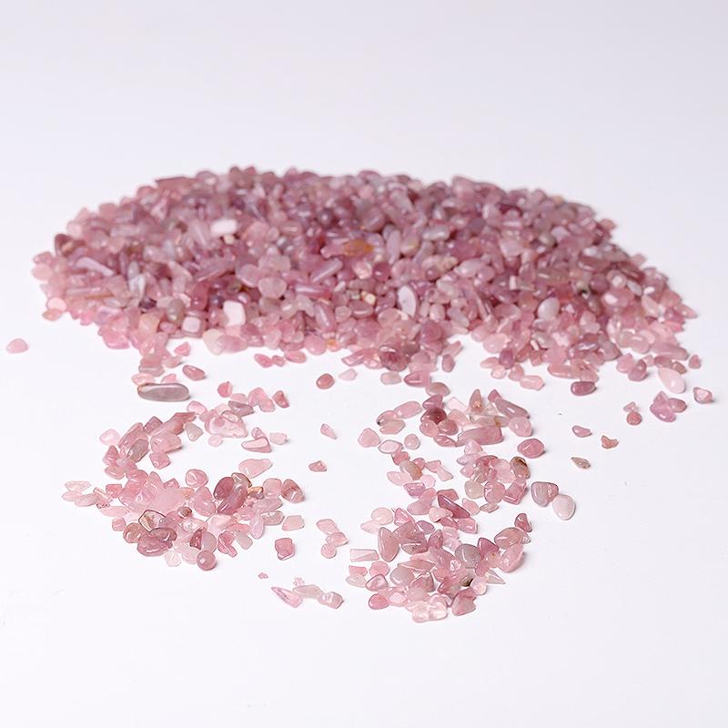 0.1kg Natural Madagascar Rose Quartz Chips Crystal wholesale suppliers