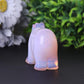 3" Pink Opal Bear Carving for Collection Crystal Gift Crystal wholesale suppliers
