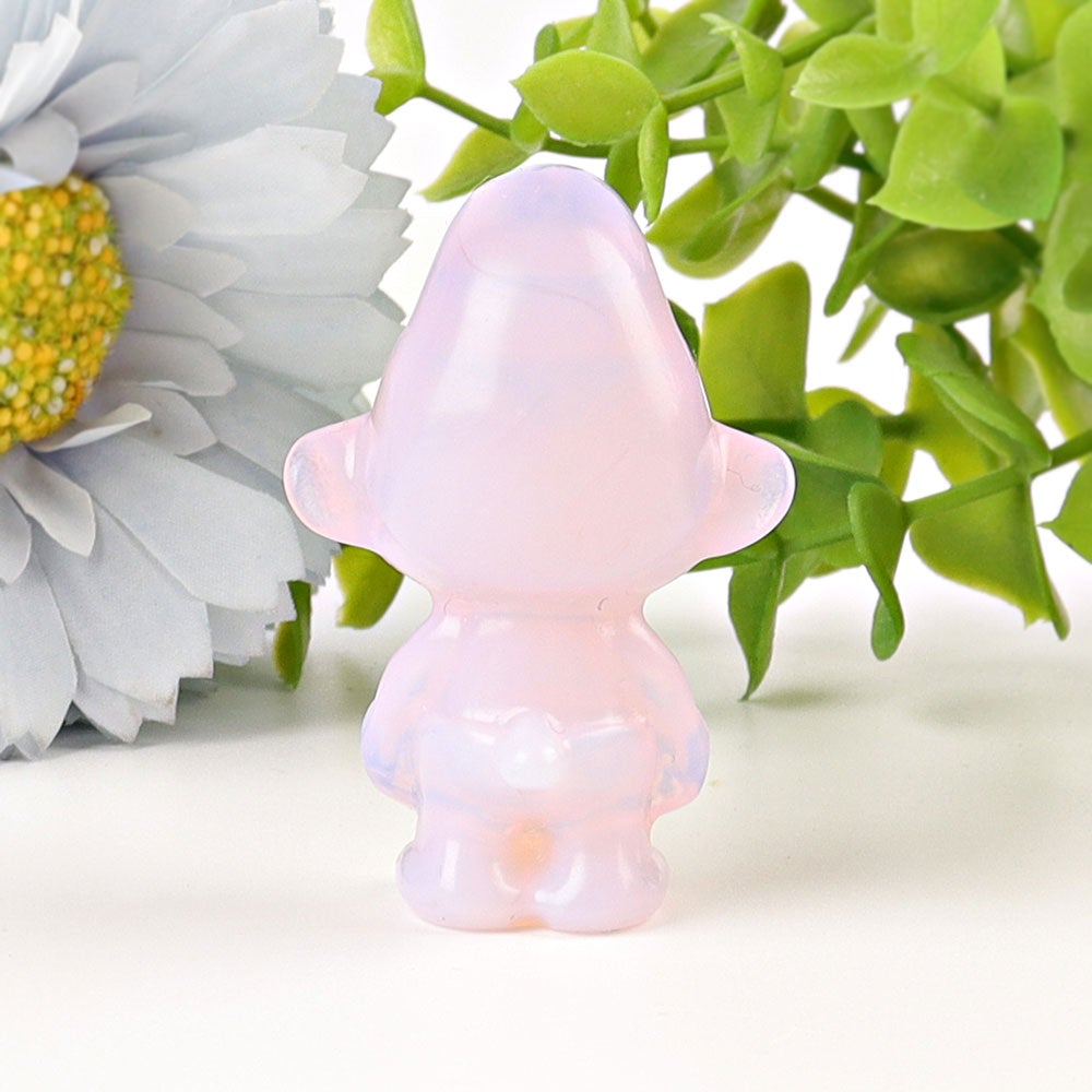 2" Pink Opalite Smurfs Crystal Carvings Crystal wholesale suppliers