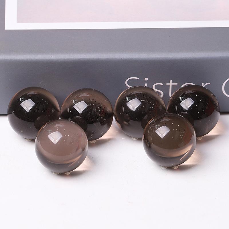 0.25kg Smoky Quartz Sphere Crystal wholesale suppliers