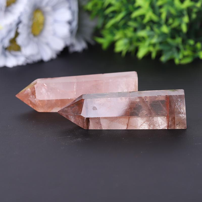 Wholesale Natural High Quality Fire Quartz Crystal Point Crystal wholesale suppliers