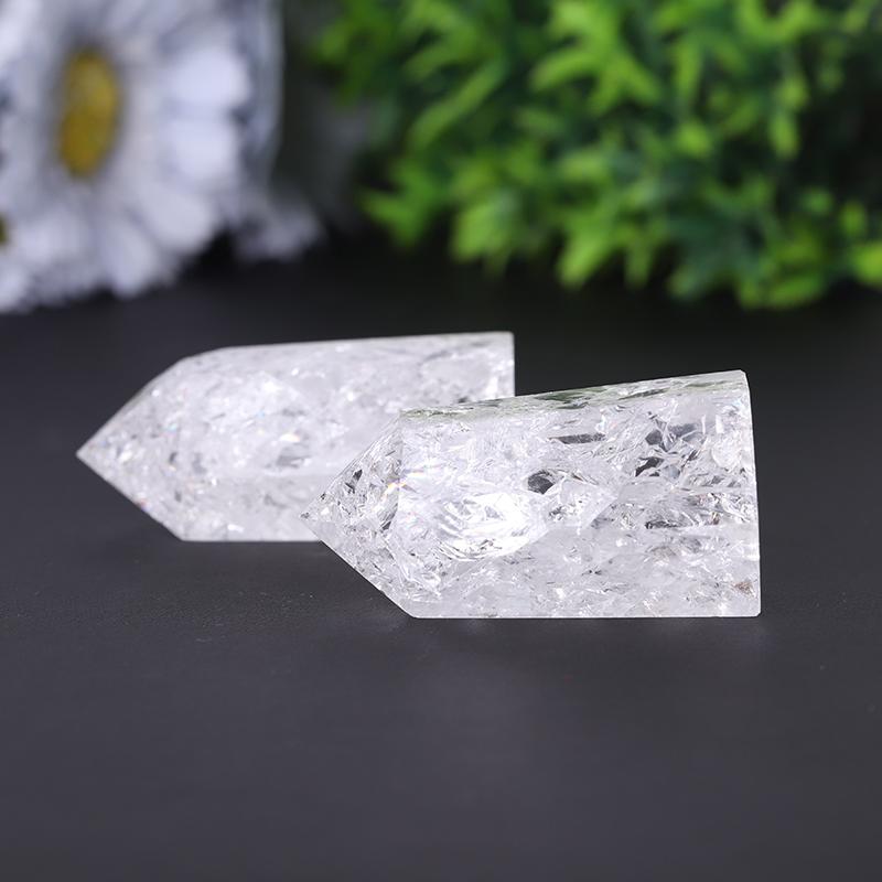 Crack Clear Quartz Point Healing Tower Crystal wholesale suppliers