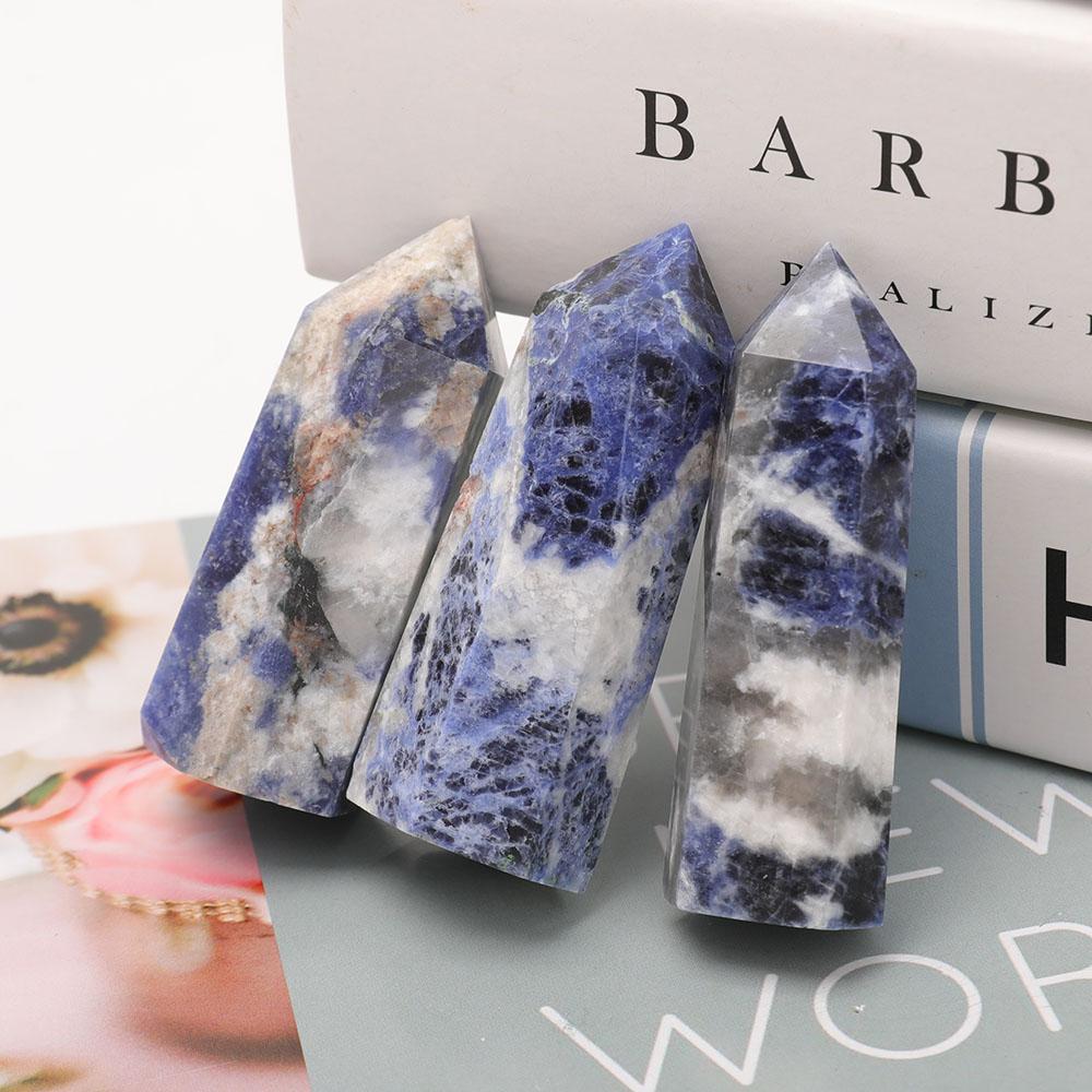 Set of 3 Sodalite Points Crystal wholesale suppliers