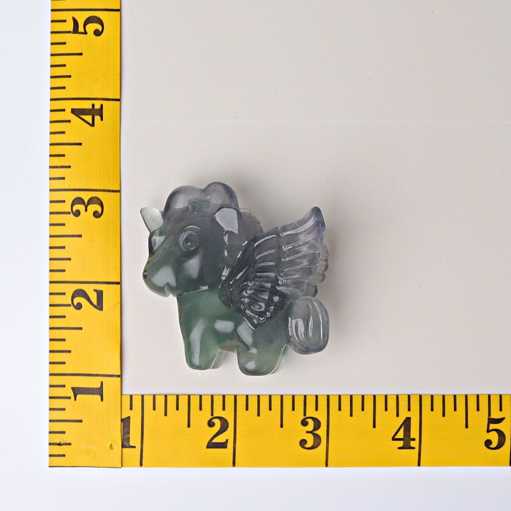 2" Fluorite Unicorn Crystal Carvings Crystal wholesale suppliers