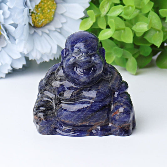 2.4" Sodalite Buddha Crystal Carvings Crystal wholesale suppliers