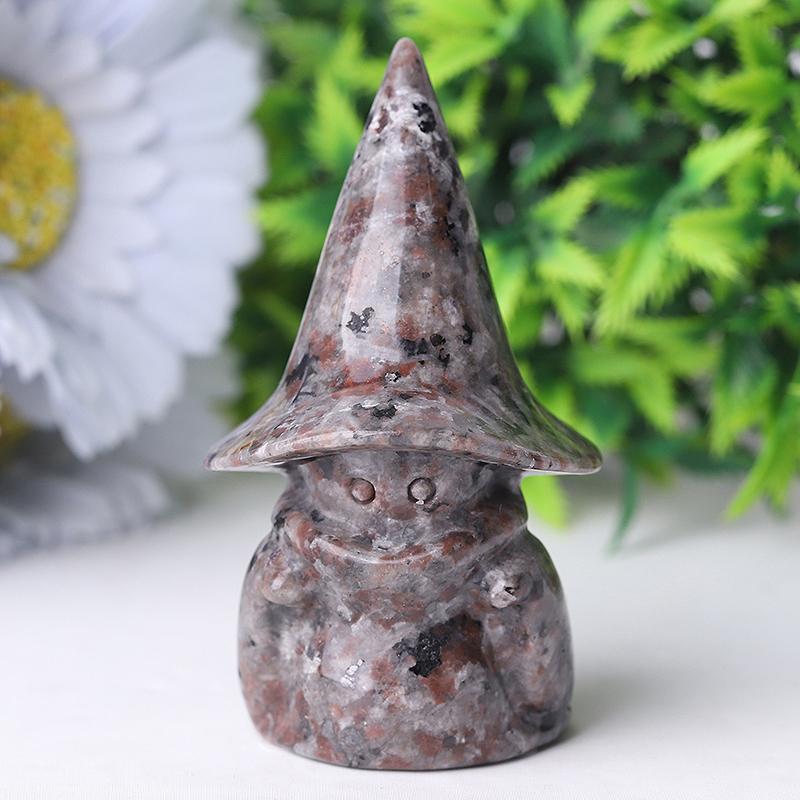 3" Yooperlite Baby Witch Wizard Crystal Carvings for Halloween Crystal wholesale suppliers