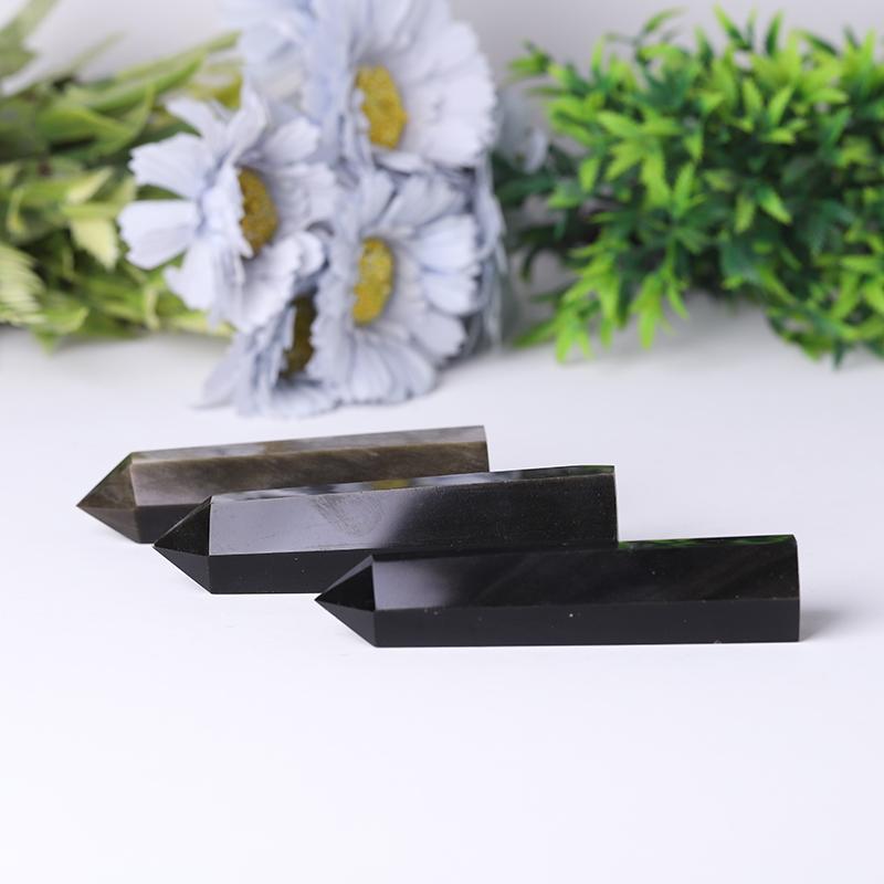 Golden Obsidian Point Healing Crystal Tower Crystal wholesale suppliers