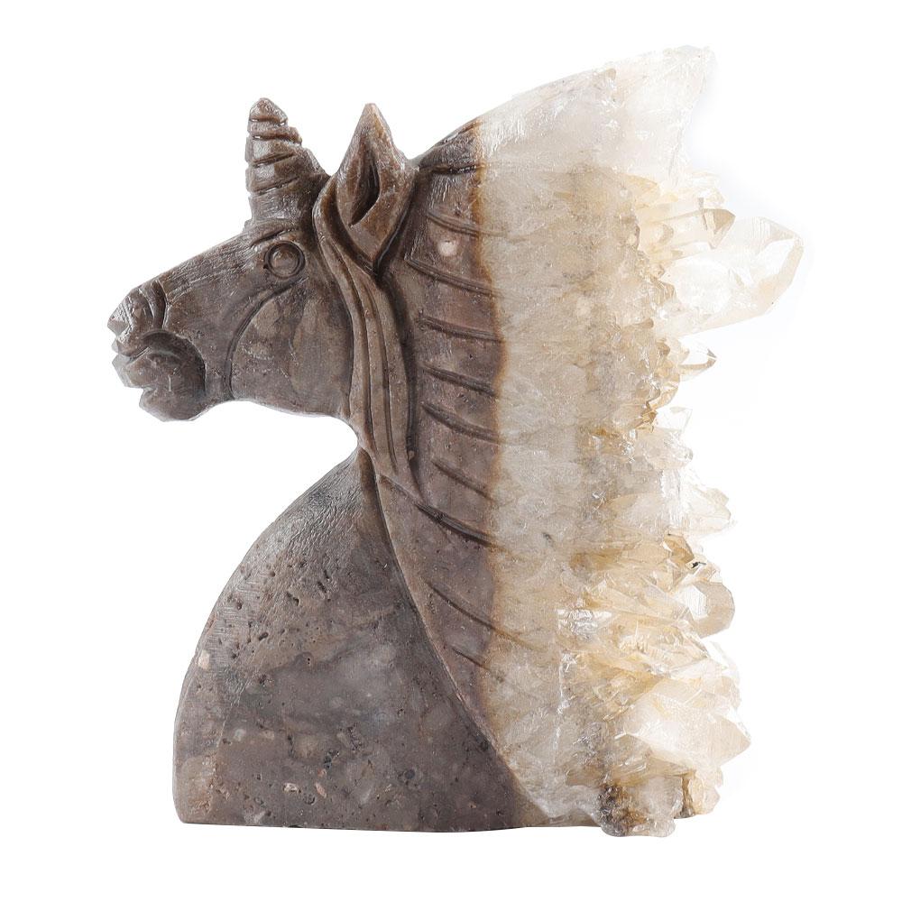 Crystal Cluster Carving Unicorn Free Form Crystal wholesale suppliers