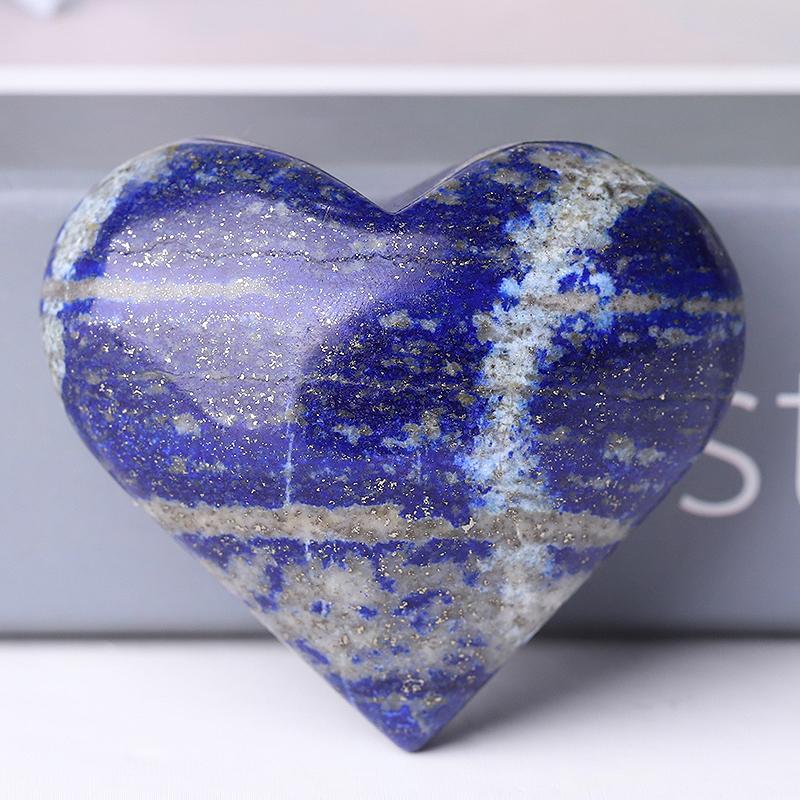 2.0-2.5" Lapis Heart Shape Crystal Carvings Crystal wholesale suppliers