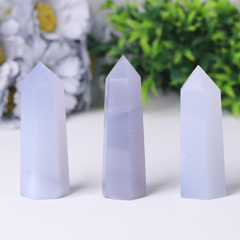 Blue Chalcedony Tower Crystal wholesale suppliers