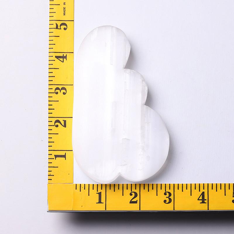 5" Cloud Shape Selenite Carving