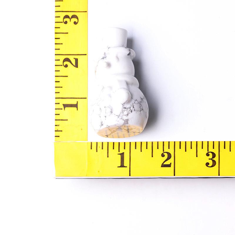 2.35" Howlite Snowman Crystal Carvings Crystal wholesale suppliers