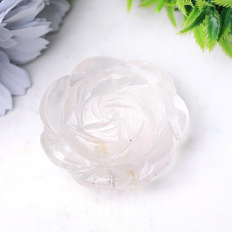 2" Rose Flower Crystal Carvings Crystal wholesale suppliers