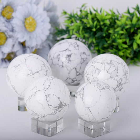 2.0"-4.0" Howlite Sphere Crystal wholesale suppliers