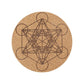Cork Carved Pattern Coaster